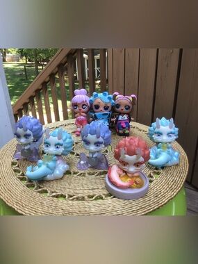 Nine Figures, (4) L.O.L Surprise! & (5) Dragons